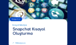 Snapchat Kısayol Oluşturma