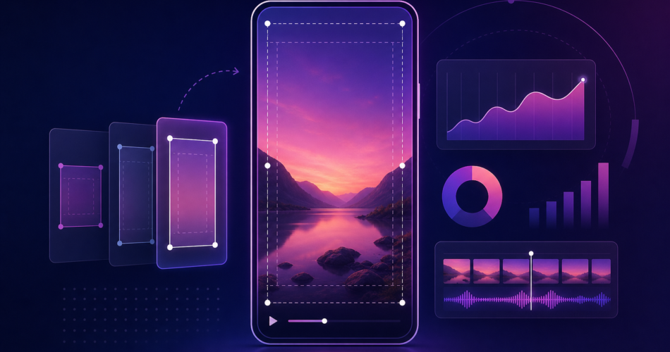 Instagram Reels boyutu 2026 için güvenli alan ve video oranı görseli