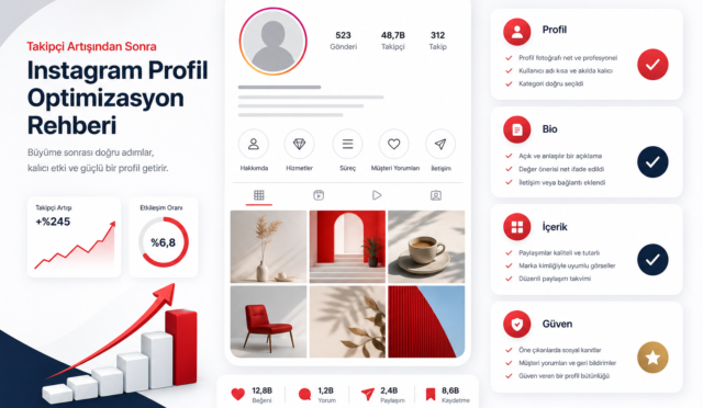 Takipçi artışından sonra Instagram profil optimizasyonu rehberi